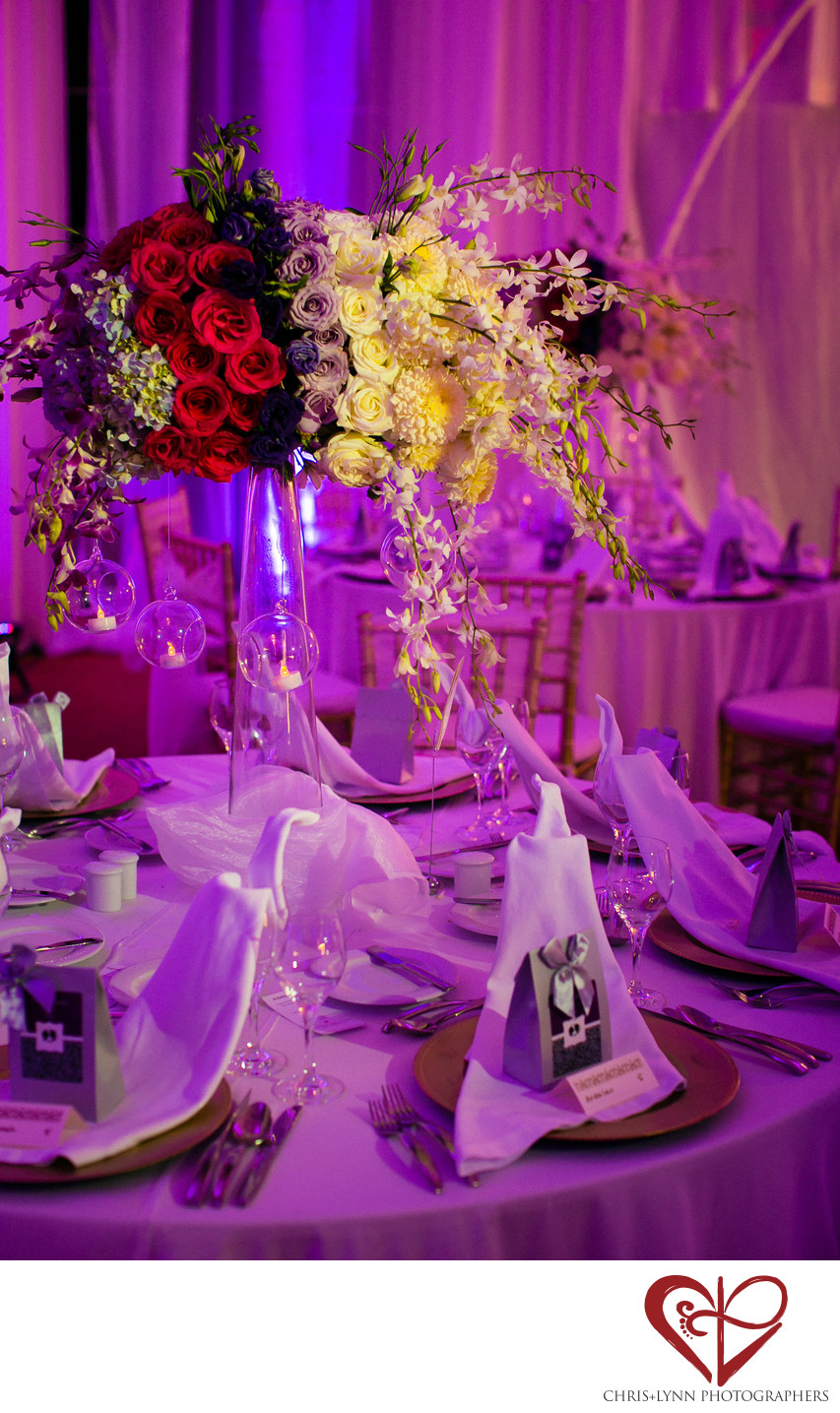 Le Blanc Spa Resort Wedding Tablescape details