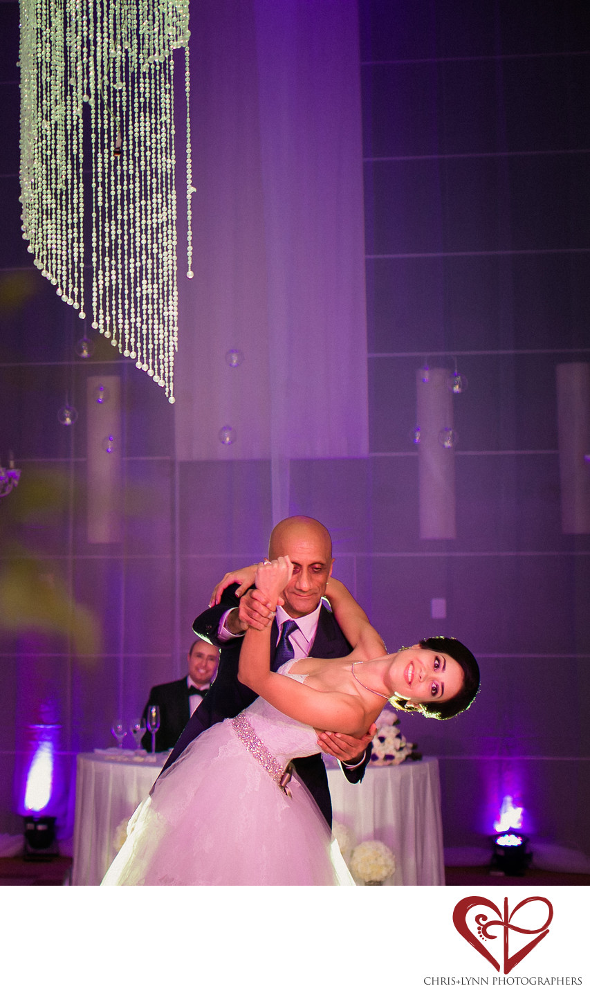 Father of the Bride Dances with Daughter,Le Blanc Hotel