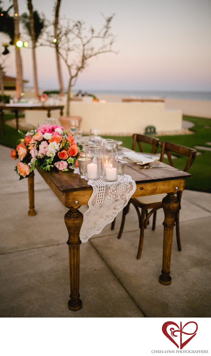Club Campestre Wedding Reception, Sweetheart Table