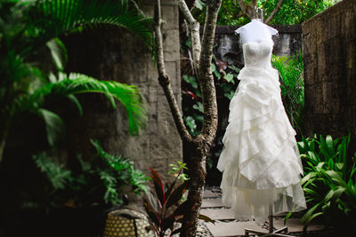 Bulgari Resort Bali Wedding Photographer Vera Wang Gown