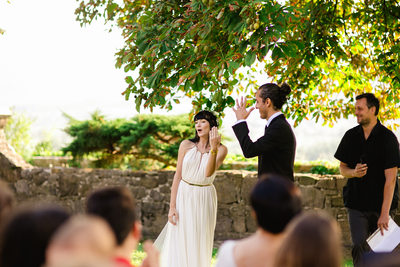 Dvorec Zemono Wedding Ceremony Photo