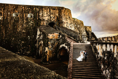 San Juan Morro Castle,  Wedding Photo 