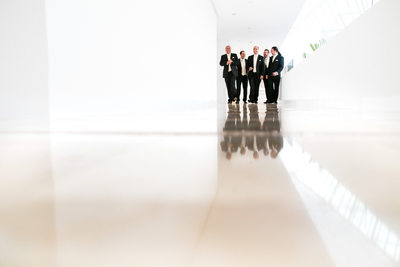 Groomsmen at Le Blanc Resort Cancun Wedding