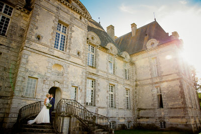 Chateau de Saint Loup Wedding Bride and Groom Pictures