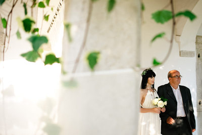 Wedding Ceremony at Dvorec Zemono 