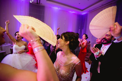 Le Blanc Persian Wedding Reception Dance Photo