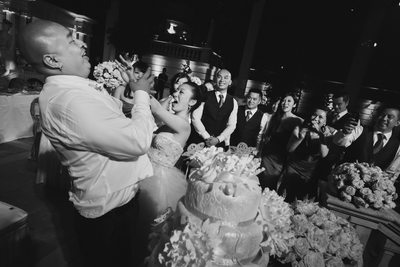 China Wedding, Cake Cutting Reception Photos