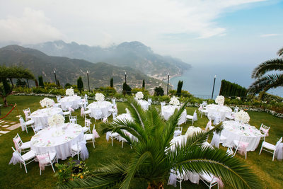 Wedding Reception at Hotel Caruso, Ravello, Italy