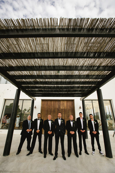 Persian Wedding at Hotel El Ganzo, group photo