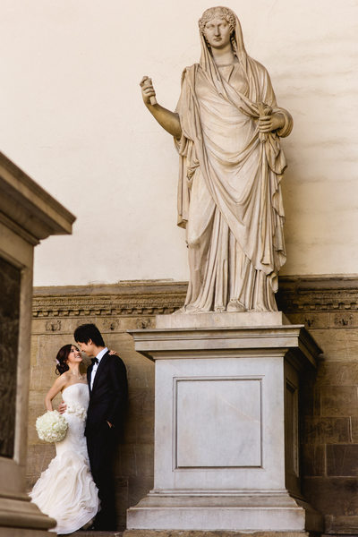Florence Wedding Photos, Bride and Groom Portrait 2