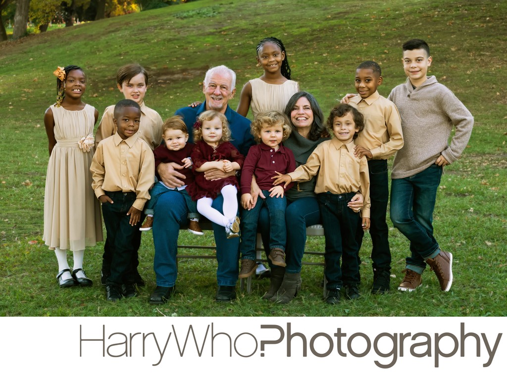 Grand Parents with the grand children