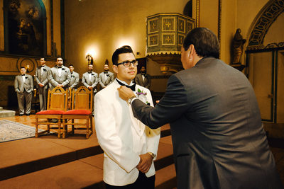 Wedding at Santa Clara University Mission Church 01