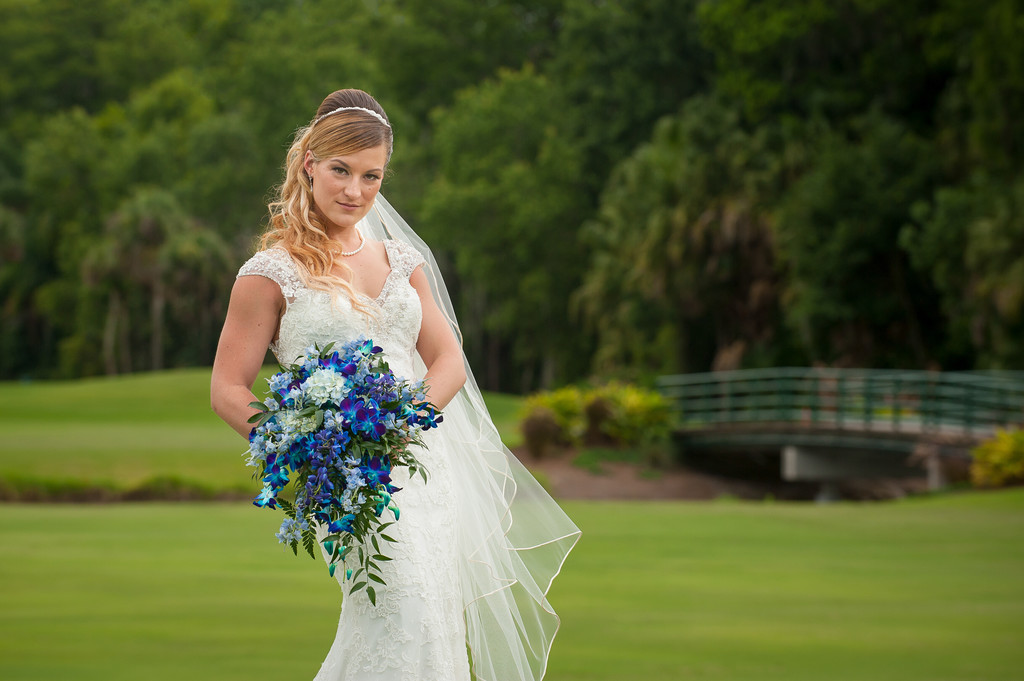 Bridal Portraits at Shades of Green Orlando Florida