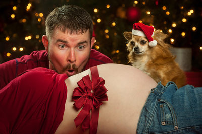 Christmas Pregnancy Reveal 