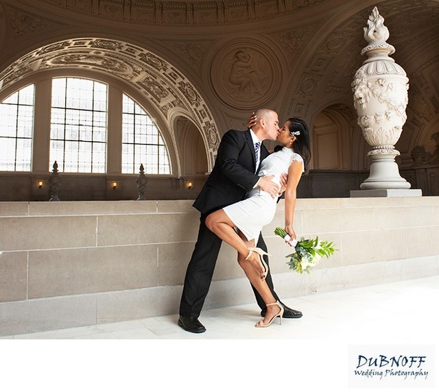 4th Floor Wedding Dance Dip at SF City Hall