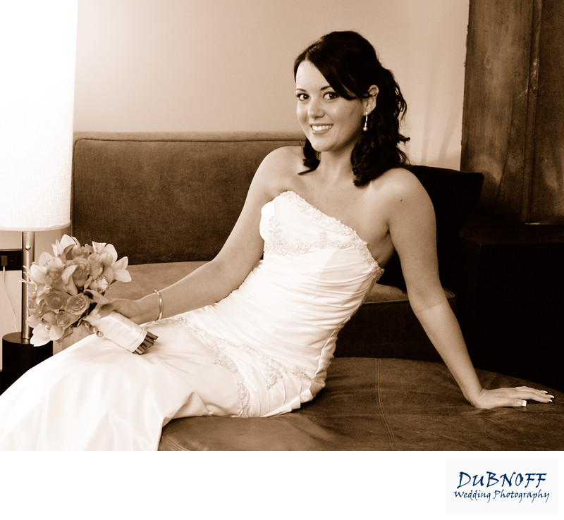 beautiful bride portrait at her San Jose Wedding