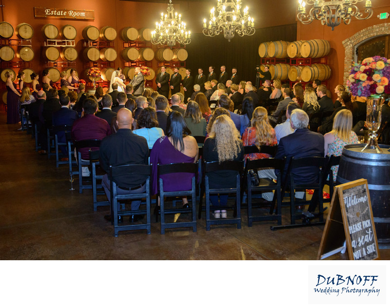 Wine Barrel for Wedding Ceremony in Livermore Valley