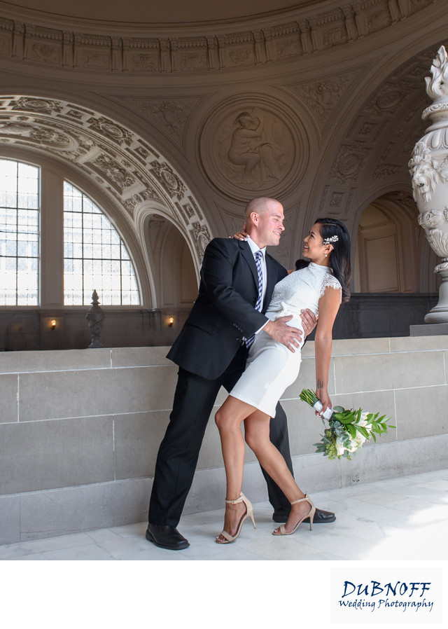 Dance Dip on the 4th floor of San Francisco City Hall