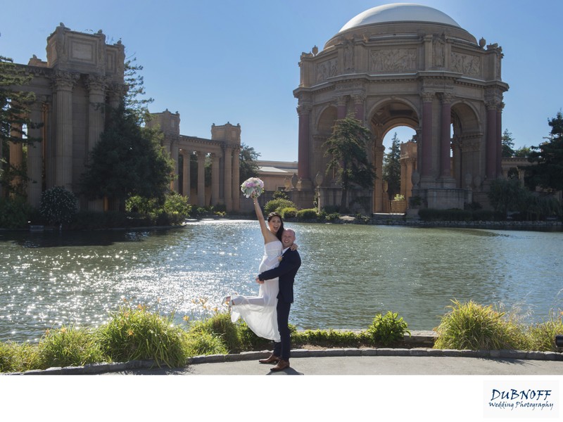 San Francisco's Famed Palace of Fine Arts wedding Image