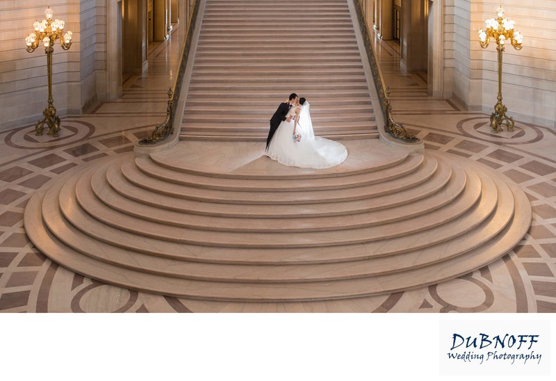 Dance Dip on the Grand Staircase at San Francisco city hall