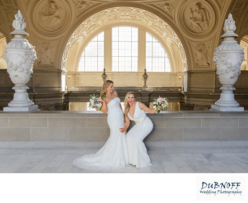 LGBTQ Wedding Photographer at San Francisco city hall