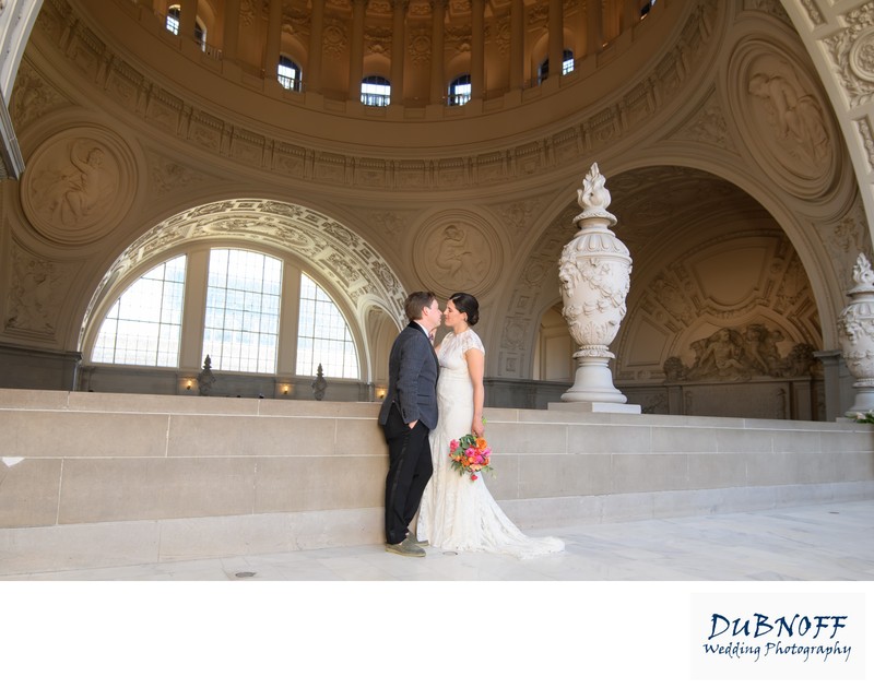 San Francisco city hall affordable wedding photography