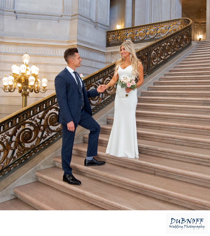 San Francisco city hall elopement - featured wedding photos
