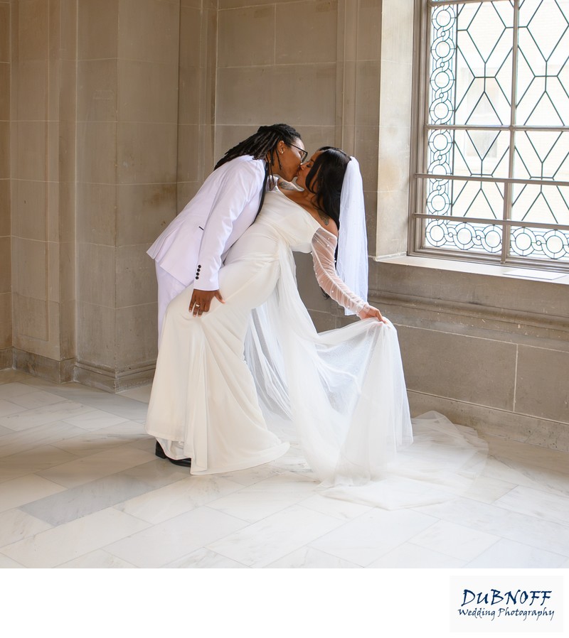 Same-Sex LGBTQ SF City Hall Wedding Gallery