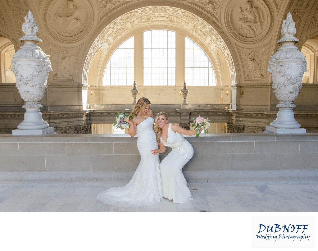 LGBTQ Brides San Francisco Wedding with Same-Sex Couple