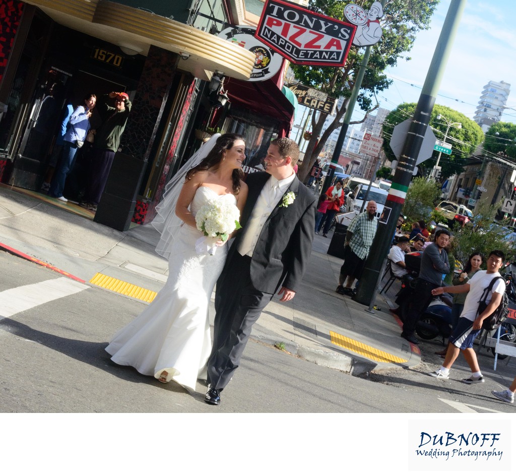 walk in north beach San Francisco Wedding Photography
