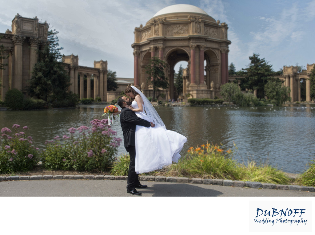 San Francisco City Hall Wedding Photography - Palace of Fine Arts