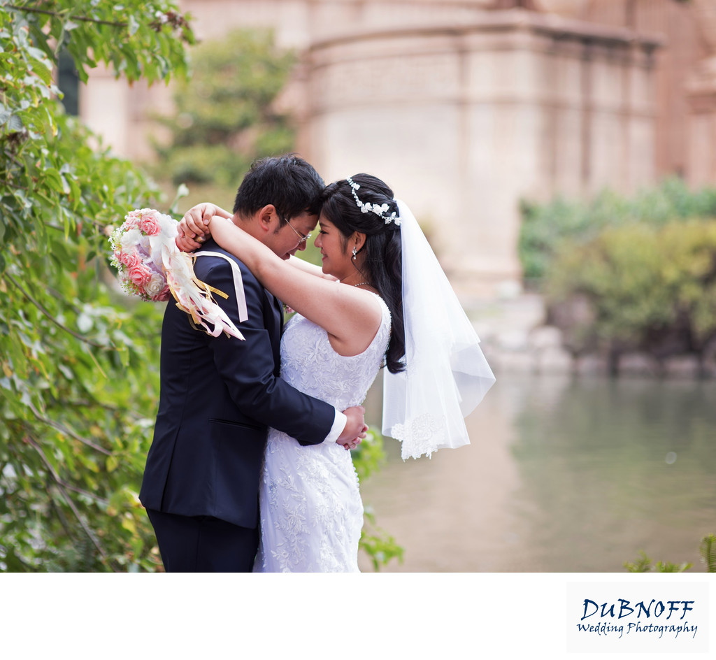Asian Wedding Photography with Palace of Fine Arts in San Francisco