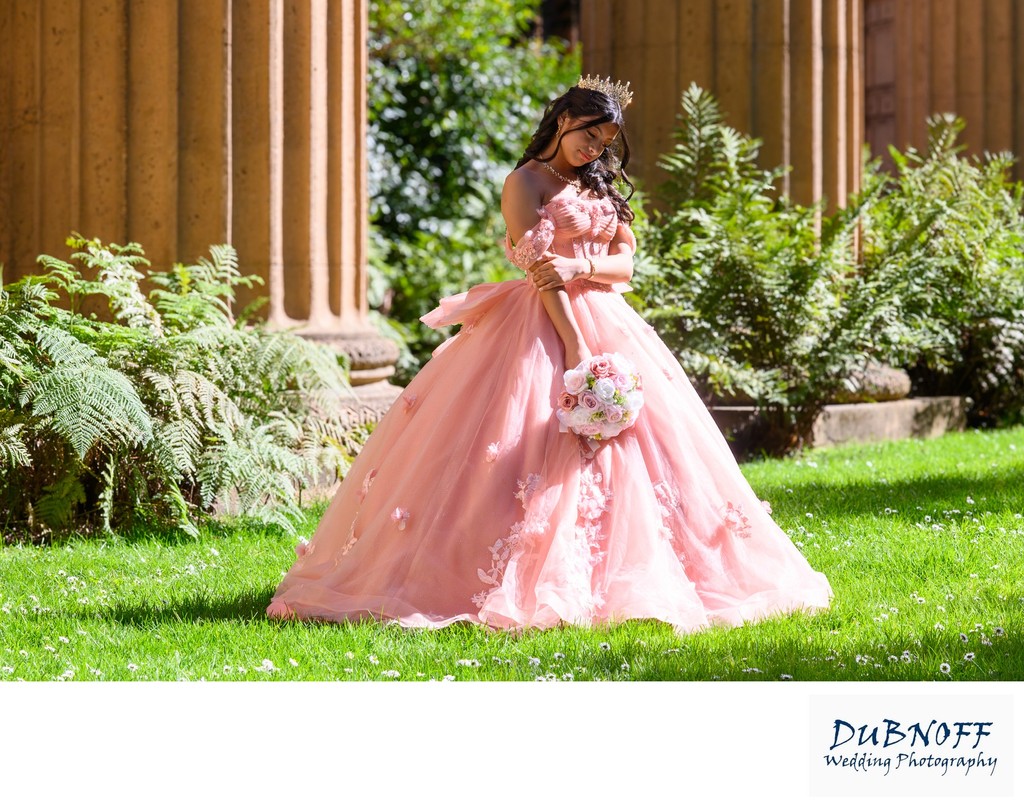 Quinceanera Portraits at the Palace of Fine Arts in San Francisco