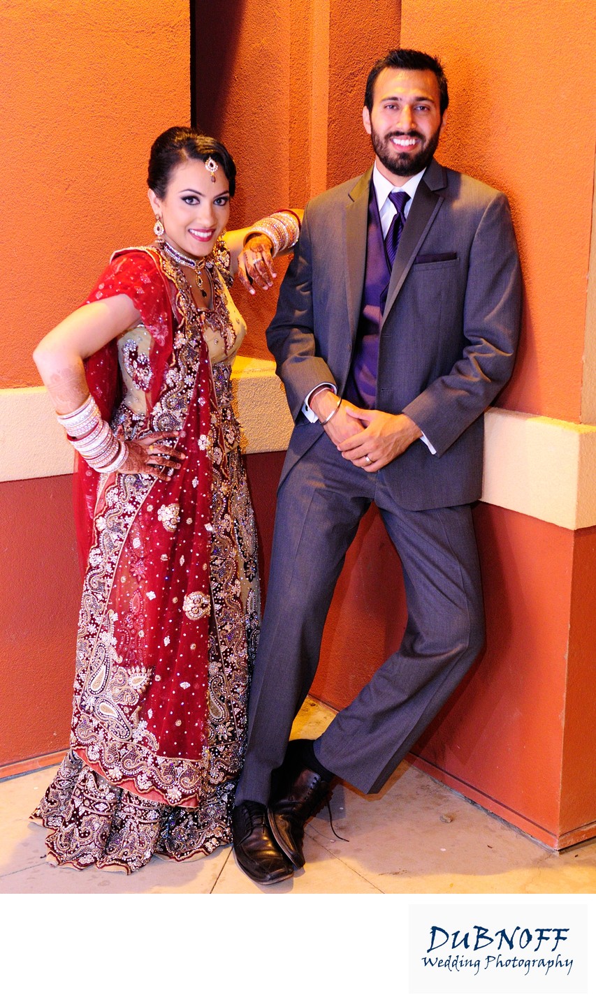 Indian Bride and Groom after their San Francisco Wedding