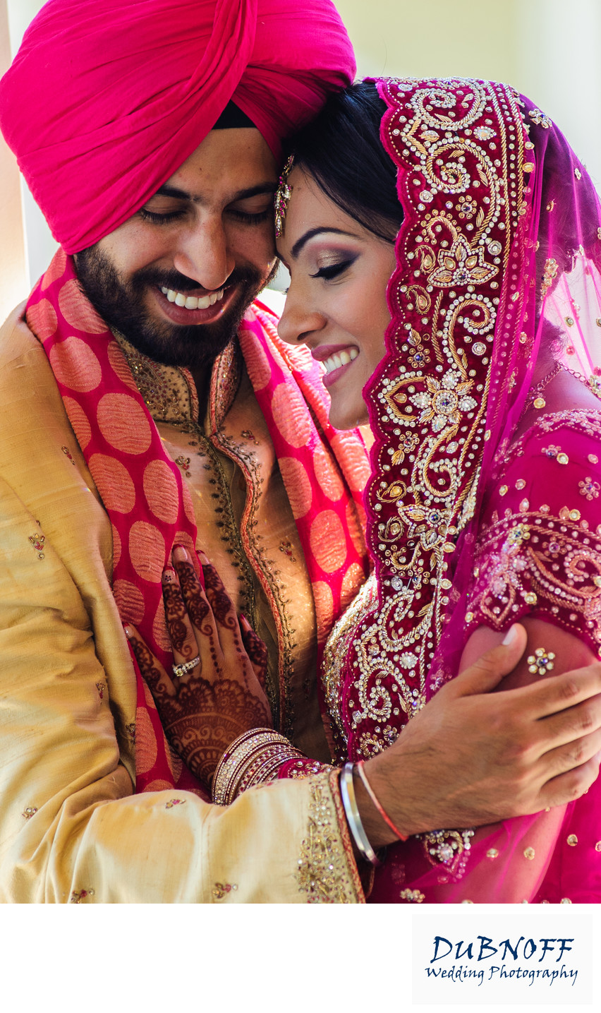 romantic indian wedding photo
