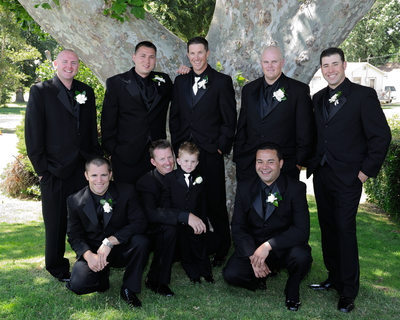 groomsmen outdoor photo