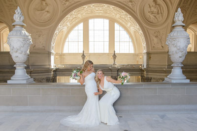 LGBTQ Brides San Francisco Wedding with Same-Sex Couple