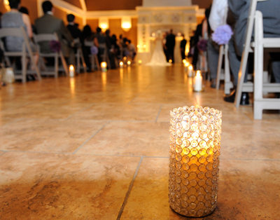 Candlelight Ceremony at Casa Real Wedding Venue