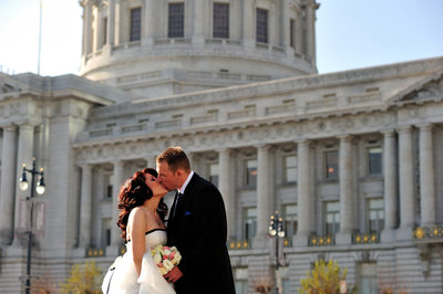San Francisco City Hall Wedding Photography - Exterior Image
