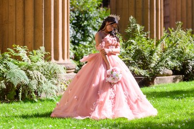 Quinceanera Portraits at the Palace of Fine Arts in San Francisco