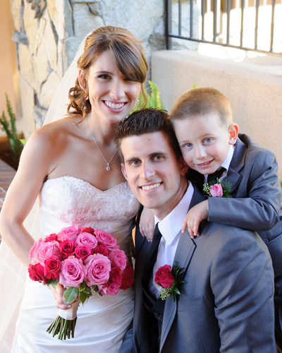 wedding family photo in the San Francisco Bay Area