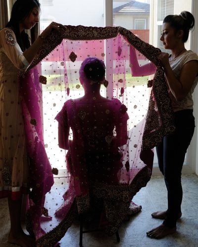 indian bride veil