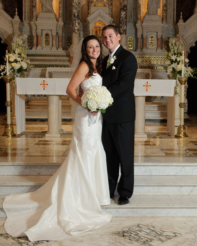 Saint Peter and Pauls Catholic Church Wedding Picture