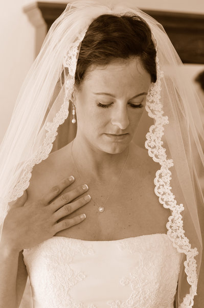 Sepia Tone Bridal Wedding Photography in Walnut Creek, CA