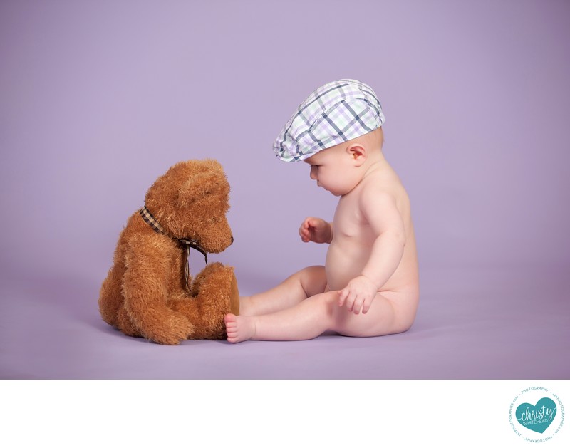 Teddy Bear With Baby Boy Duval County Photography 