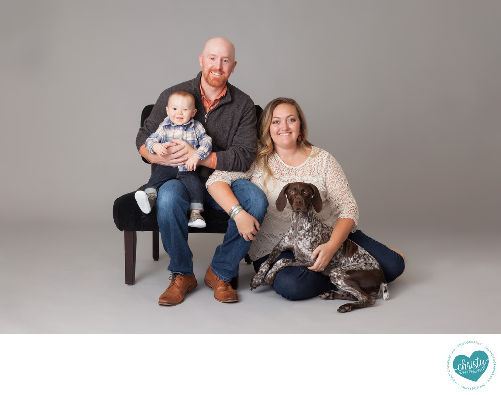 Family Photo Shoot with Dog Christy Whitehead JAX 