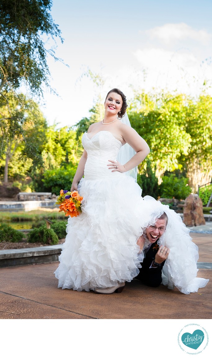 Under Brides Dress