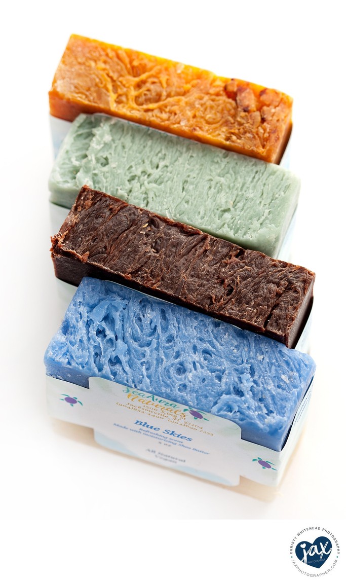 Images of soap product photography