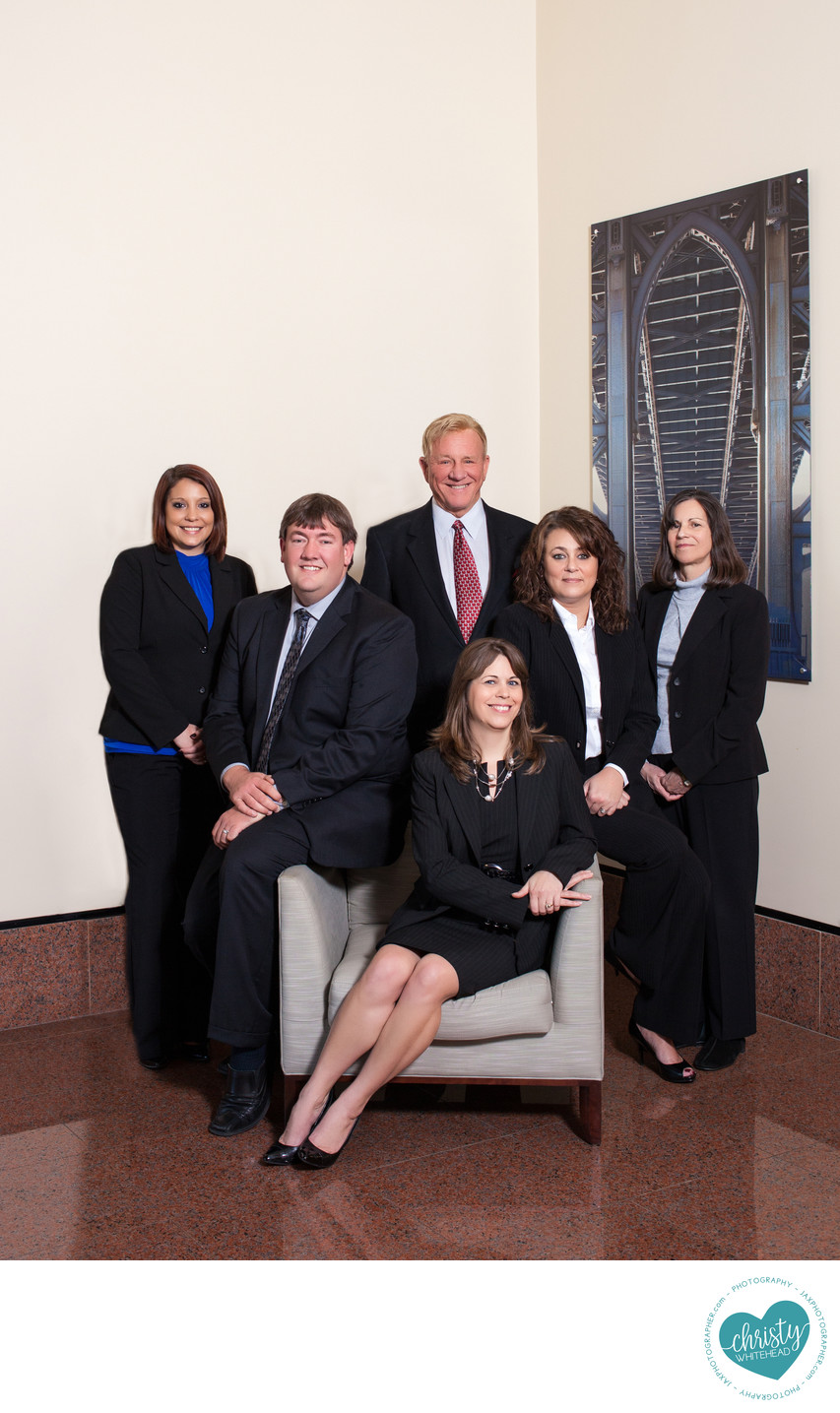 Financial Advisers Group Photo Shoot Jacksonville 