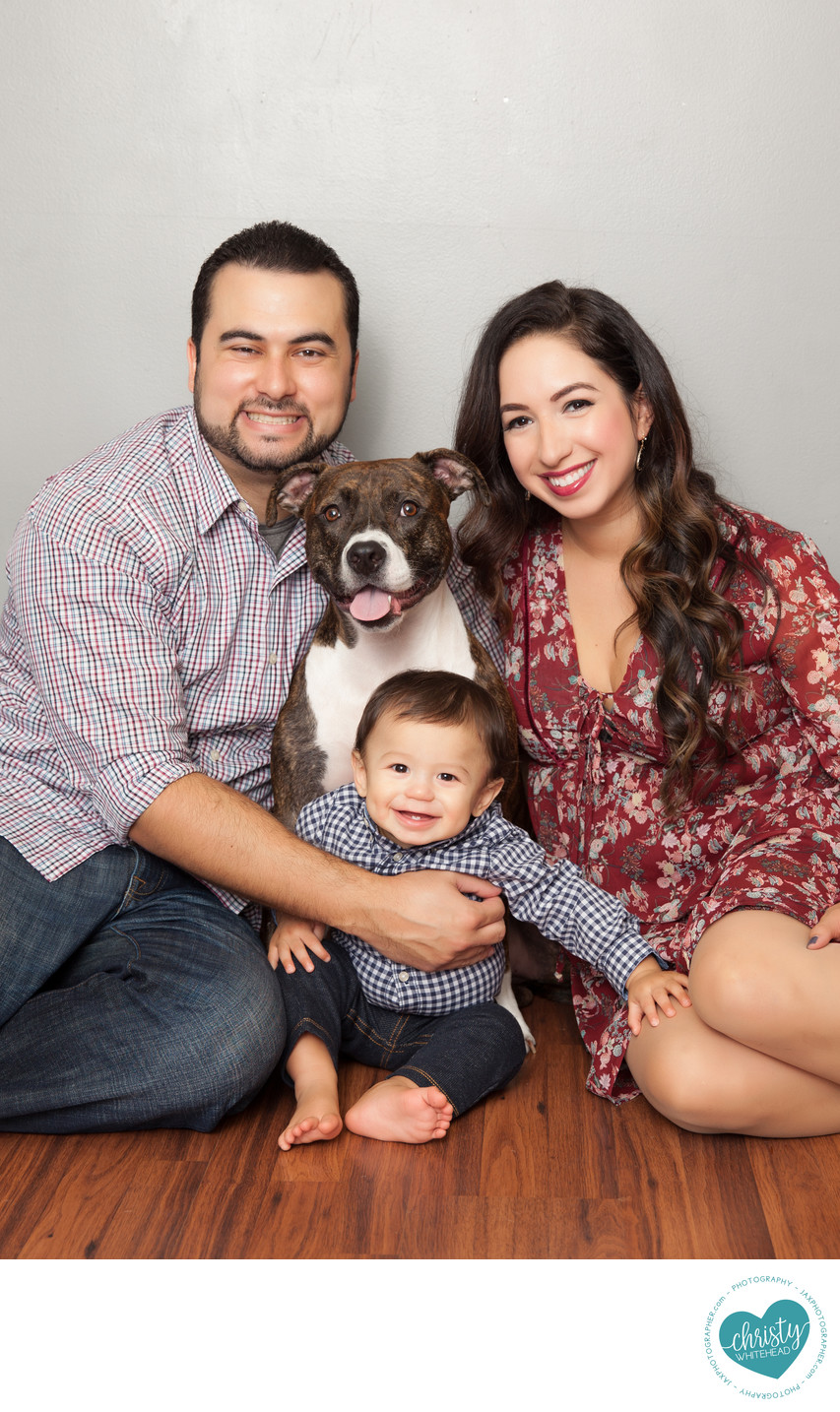 Family Photo Shoot With The Dog Jacksonville Florida 